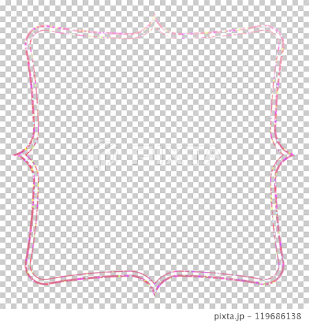 Holographic foil_frame_square Holographic foil_frame_square 119686138