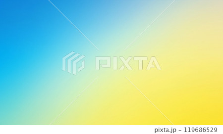 青と黄色の鮮やかなグラデーション 青と黄色の鮮やかなグラデーション 119686529