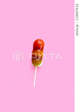 Japanese dessert, Dango on stick Japanese dessert, Dango on stick 119687618