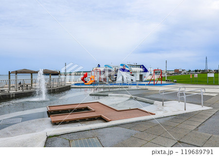 北海道　苫小牧市　苫小牧港の北側にある キラキラ公園 119689791