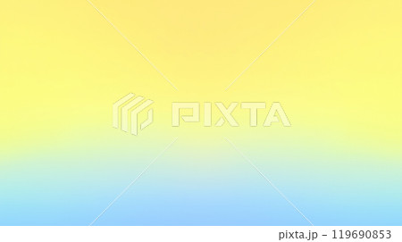 イエローとライトブルーのグラデーション背景 119690853