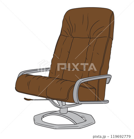 Amchair isolated on white background. 119692779