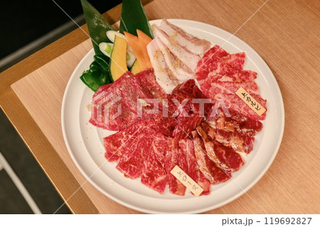 お肉の盛り合わせ お肉の盛り合わせ 119692827