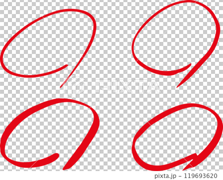 手繪紅圈評分測驗集 手繪紅圈評分測驗集 119693620