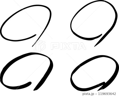 手描きマル　採点　セット 119693642