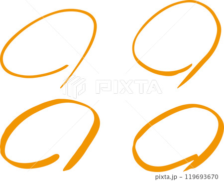 手描きマル 採点 セット 手描きマル 採点 セット 119693670