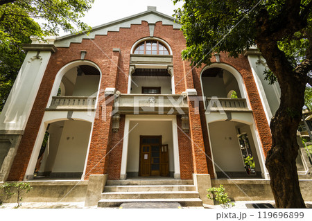 Art Studies Bldg (Lihsien Hall) in the National Cheng Kung University, Tainan, Taiwan, It was the Former Japanese Army Infantry Second Regiment Headquarters. 119696899