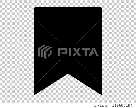 保存マーク（ブックマークのアイコン） 119697194