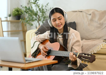 Time to play a music. 119697822