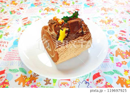 クリスマスケーキ　クリスマス　サンタクロース 119697925