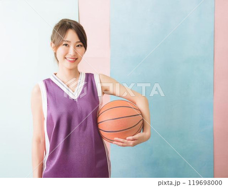 バスケットボール　女の子  119698000