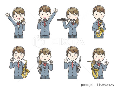部活動イラスト26 Clip art of Club Activity Illustration 部活動イラスト26 Clip art of Club Activity Illustration 119698425