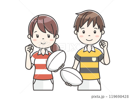 部活動イラスト29　Clip art of Club Activity Illustration 119698428