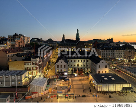 スウェーデン　マルメ　夜景 119699883