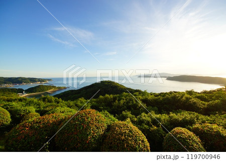 和歌山加太休暇村から望む紀淡海峡 119700946