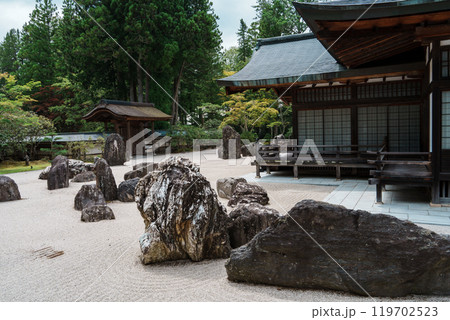高野山金剛峯寺の石庭 蟠龍庭 高野山金剛峯寺の石庭 蟠龍庭 119702523