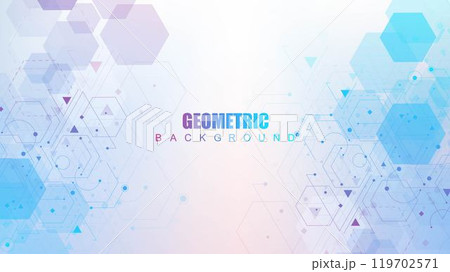 Modern health care abstract background with lines, dots and hexagons. Medical innovation banner template concept. Vector illustration. Modern health care abstract background with lines, dots and hexagons. Medical innovation banner template concept. Vector illustration. 119702571