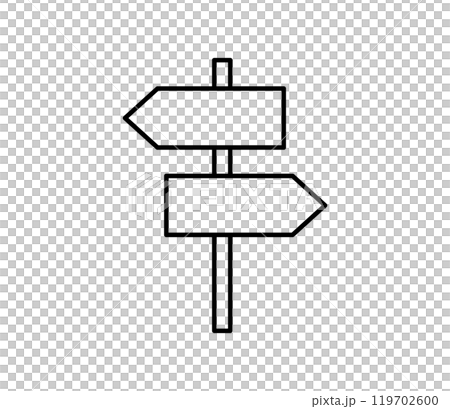 簡單的招牌圖示圖向量 119702600