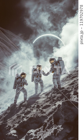 月面での再会 119702978