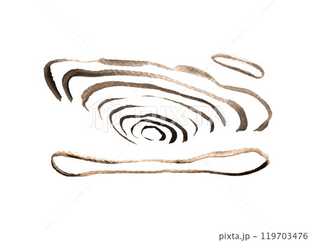 Brown watercolor blot background. Brush stroke abstract shape Brown watercolor blot background. Brush stroke abstract shape 119703476