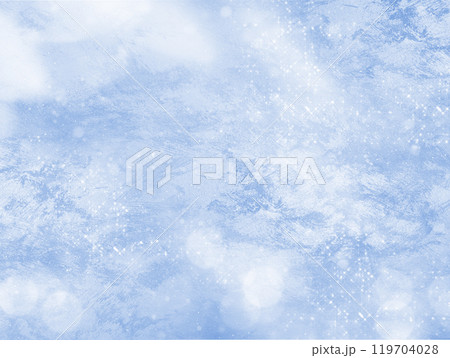 キラキラとした青色の紙の背景 119704028