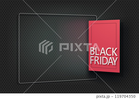 a black friday sale banner empty frame 119704350
