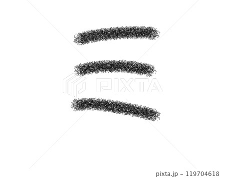 鉛筆画風の気づきの線画イラスト 119704618