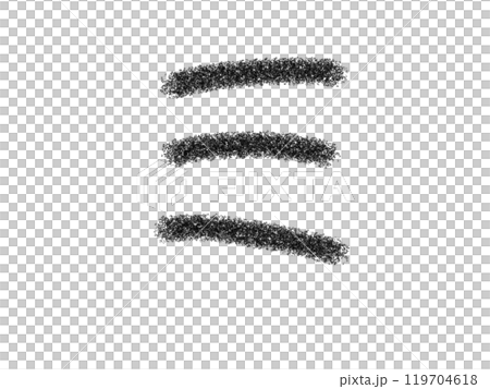 鉛筆画風の気づきの線画イラスト 119704618