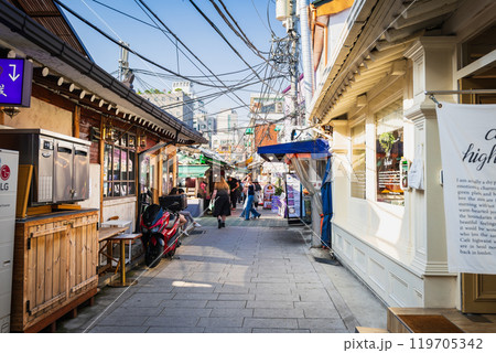 ソウル　韓国伝統家屋が密集する益善洞（イクソンドン） 119705342