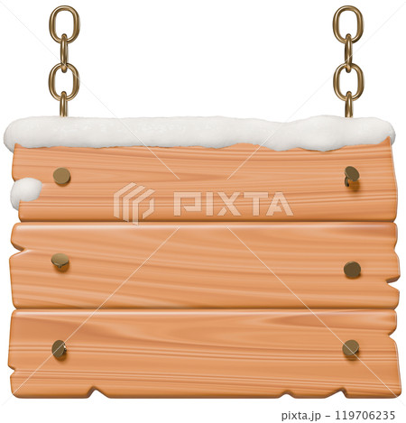 Hanging Wooden Board 3D Hanging Wooden Board 3D 119706235