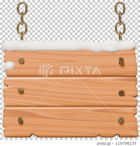 Hanging Wooden Board 3D Hanging Wooden Board 3D 119706235
