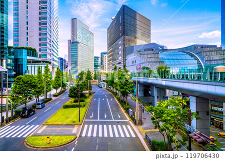 日本の東京都市景観 10月。カレッタ汐留や汐留のオフィス街などを望む=27日 日本の東京都市景観 10月。カレッタ汐留や汐留のオフィス街などを望む=27日 119706430