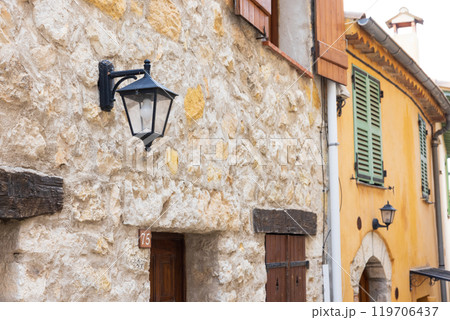 フランスの最も美しい村のひとつ、南フランスの小さな村サンタニェスの景色 フランスの最も美しい村のひとつ、南フランスの小さな村サンタニェスの景色 119706437