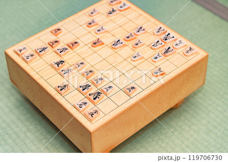 将棋 は 日本 の 伝統的 な ボードゲーム 【 将棋 を 指す イメージ 】 119706730