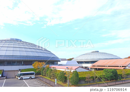 岐阜県岐阜市、岐阜メモリアルセンター体育館の風景 岐阜県岐阜市、岐阜メモリアルセンター体育館の風景 119706914