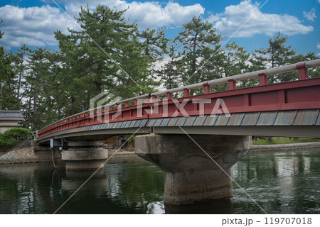 天橋立の廻旋橋 天橋立の廻旋橋 119707018