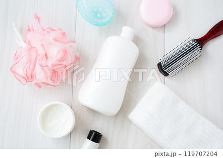 お風呂道具イメージ01 119707204