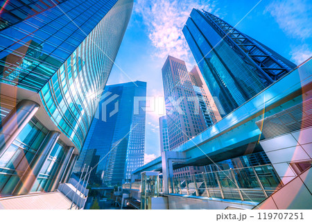 日本の東京都市景観 明日へ…輝く太陽光や汐留のオフィス街などを望む。希望の光…=27日 日本の東京都市景観 明日へ…輝く太陽光や汐留のオフィス街などを望む。希望の光…=27日 119707251