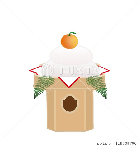 鏡餅のイラスト 119709700