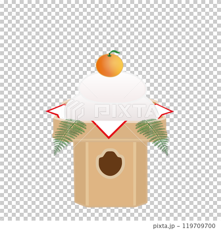 鏡餅のイラスト 119709700