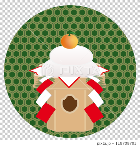 鏡餅のイラスト 119709703