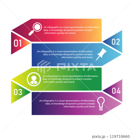 infographic design elements with icons 119710660