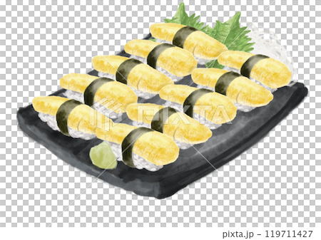 水彩壽司_鯡魚子01_7 119711427