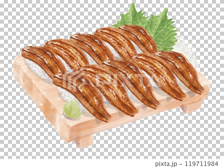 水彩の寿司_穴子01_6 水彩の寿司_穴子01_6 119711984