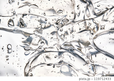 Texture of the hair gel or hyaluronic gel for the face. Texture of the hair gel or hyaluronic gel for the face. 119712433