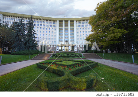 The Parliament of the Republic of Moldova in Chisinau 119713602