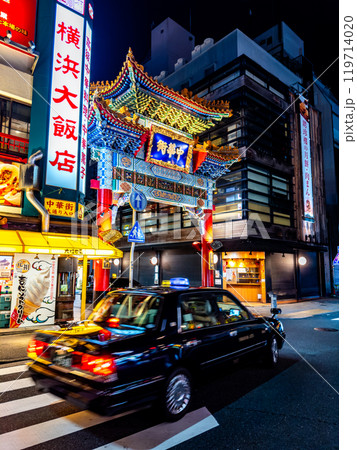 Yokohama Chinatown street in Japan Yokohama Chinatown street in Japan 119714020
