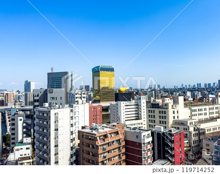 View of Tokyo SkyTree in Sumida City, Tokyo, Japan View of Tokyo SkyTree in Sumida City, Tokyo, Japan 119714252