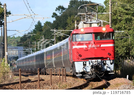 【JR東日本】EF81形+E26系(東北本線:高久〜黒磯) 【JR東日本】EF81形+E26系(東北本線:高久〜黒磯) 119716785
