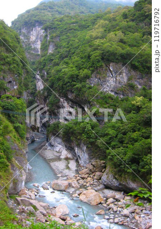 台湾の絶景、太魯閣峡谷、タロコ峡谷 119716792
